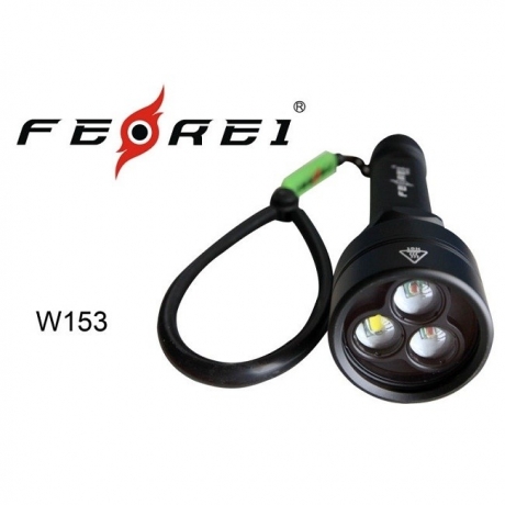 Ліхтар для дайвінгу Ferei W153 1хCREE XML (Cool White) 2xCREE XP-E (Red)