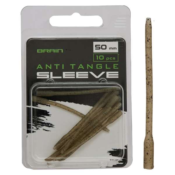 Противозакручиватель Brain Anti Tangle Sleeve 50mm (10 шт/уп) Brown SGXA-CA11-6