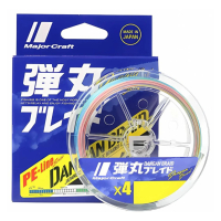 Шнур Major Craft DANGAN, x4, MULTI COLOR