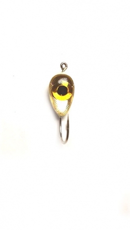 Мормышка из эпоксидной смолы "Глаз маленький" 5мм (желтый)
