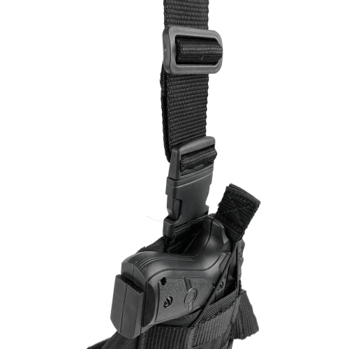 Кобура на бедро для ПМ из Molle черная(LE2438)