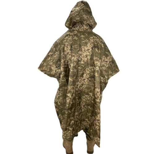 Тактичний пончо ЗСУ (плащ-палатка) пиксель (XL) (LE2894)
