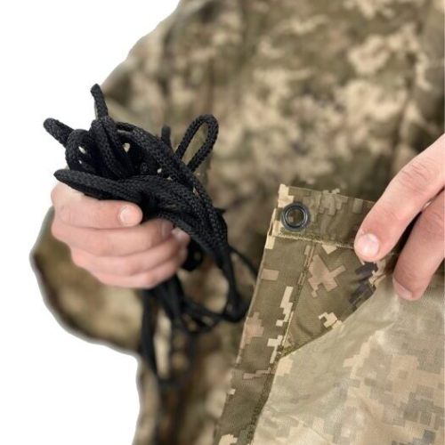 Тактичний пончо ЗСУ (плащ-палатка) пиксель (XL) (LE2894)