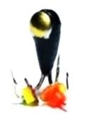 Блешня Winter Baits Чорт з трьома гачками з коронкою д.4,0