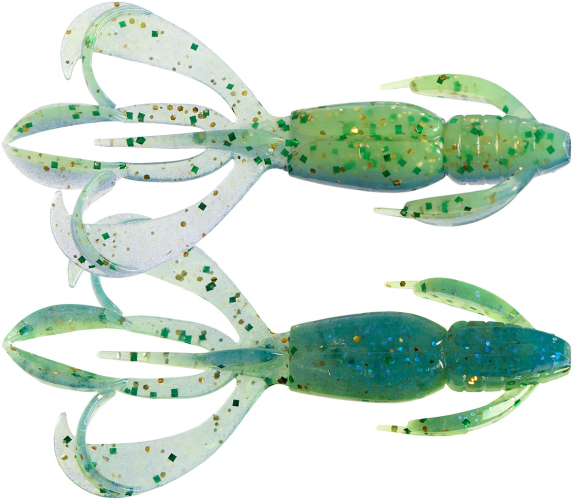 Силикон Keitech Crazy Flapper 3.6" (7 шт/уп) ц:ea#17 midnight chart back