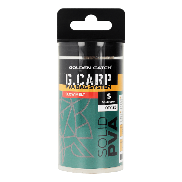 ПВА система загрузки пакетов GC G.Carp PVA Bait Bag System 55x110мм S (25шт)