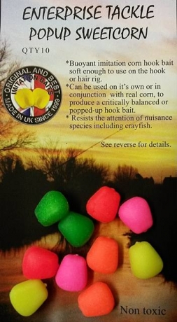 Плаваюча кукурудза Enterprise Tackle Fluoro Unflavoured