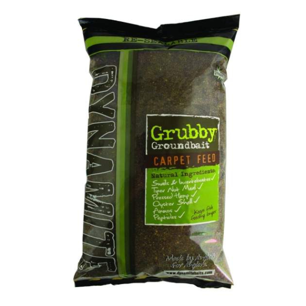 Прикормка Dynamite Baits Grubby Carpet Feed 2 кг