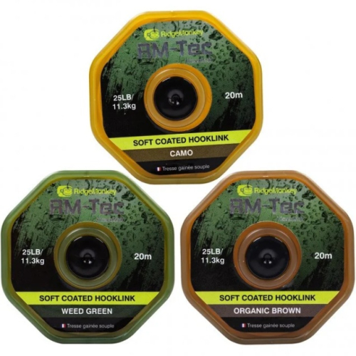 Поводочный материал Ridge Monkey Tec Soft Coated Hooklink 25lb