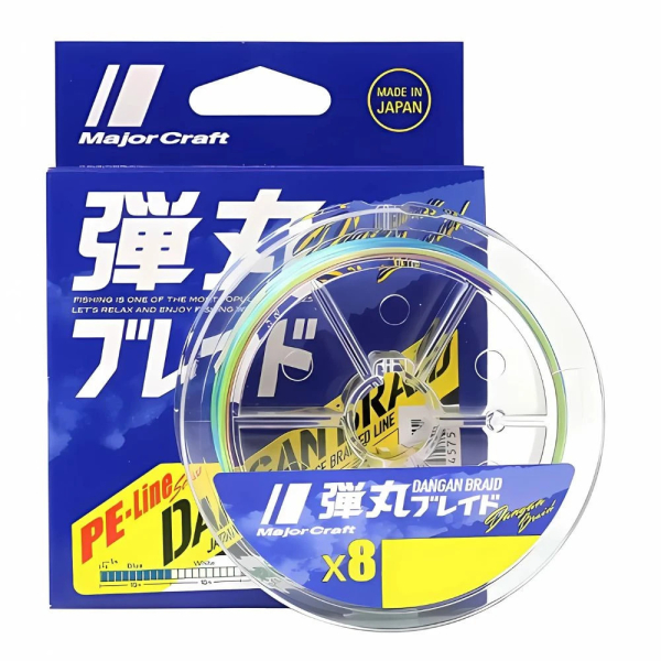 Шнур Major Craft DANGAN, x8, MULTI COLOR