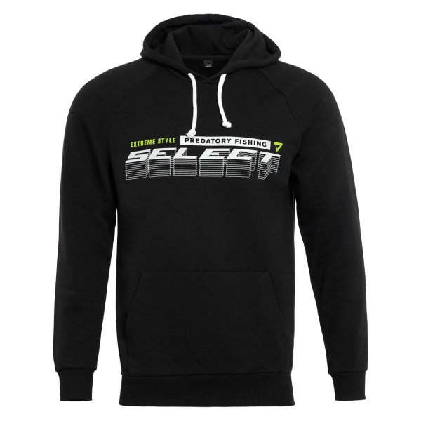 Реглан Select Hoodie Graded Logo Grey Global Black