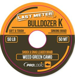 Шоклидер Prologic Bulldozer K Braided Sinking Shock Leader 50м 50lbs