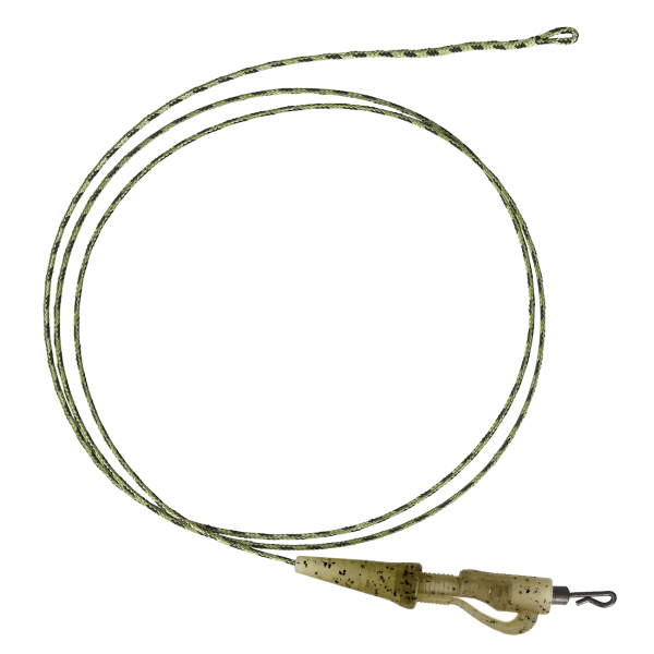 Оснастка карповая GC G.Carp Leadcore Safety Clip Leader 75см 50lb (3шт) Caмo Green