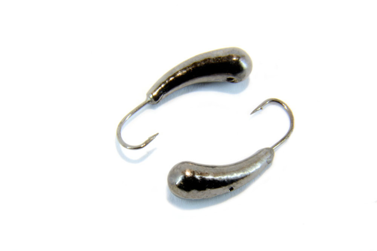 Блешня вольфрамова Fishing Roi уралки з отвором 3.5мм (чорний нікель)