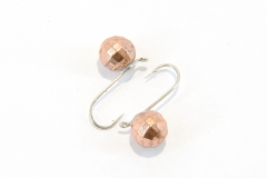 Мормышка вольфрамовая Шар граненый 4мм (медь)