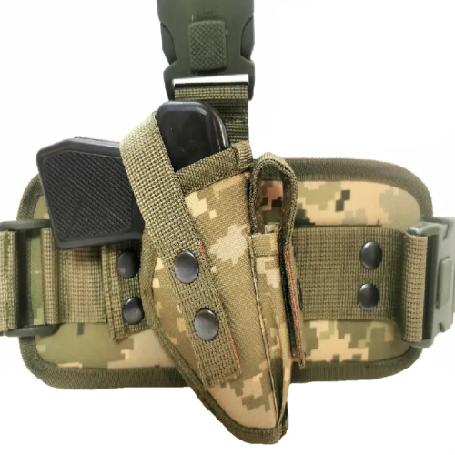 Кобура на бедро для ПМ кордура Kirasa пиксель(KI281)