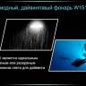 Ліхтар для дайвінгу Ferei W151 CREE XML (холодне світло діода) — фото 18