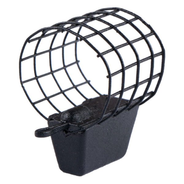 Кормушка Brain фидерная S 4x13 ячеек крашенная (ц.:черный) 20g