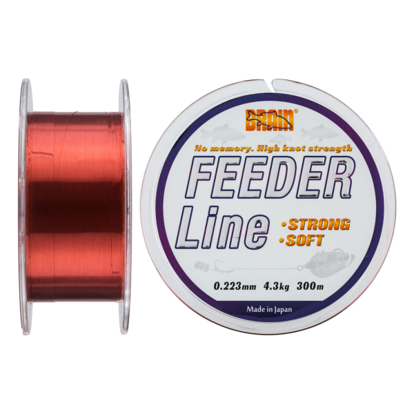 Волосінь Brain Feeder 300 m 0,223 mm #1.7