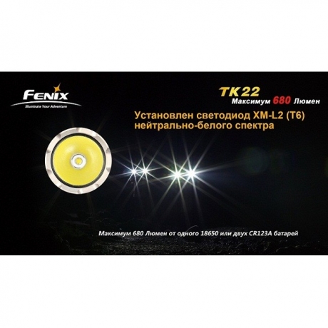 Ліхтар Fenix TK22 Cree XM-L2 (T6)