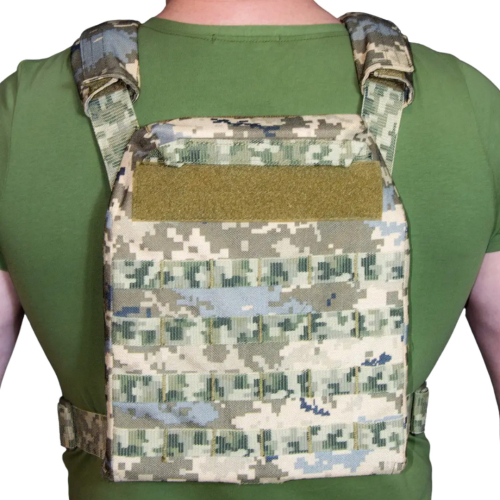 Плитоноска полегшена з кордури Kirasa піксель (Арт.KI1013)