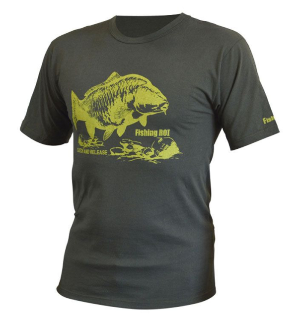 Футболка Fishing ROI Carp хаки