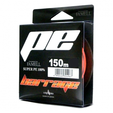 Шнур Yamatoyo Barrage Super PE Orange 150M