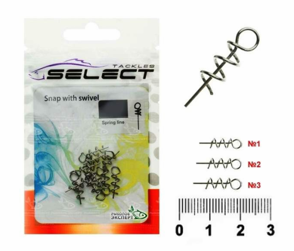 Штопор для силікону Select Spring line