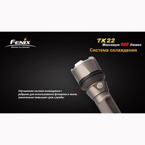Фонарь Fenix TK22 Cree XM-L2 (U2) grey