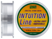 Леска Brain Intuition 50m 0,08 mm #0,22 0,6 kg 1,2 lb ц.: clear