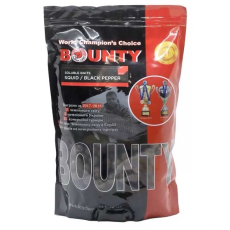 Бойлы Bounty вареные SQUID / BLACK PEPPER