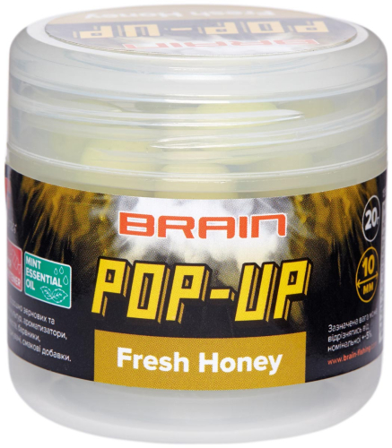 Бойлы Brain Pop-Up F1 Fresh Honey (мёд с мятой) 10mm 20g