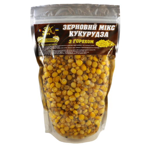 Зерновий мікс 3k Baits Кукурудза з горохом 1кг