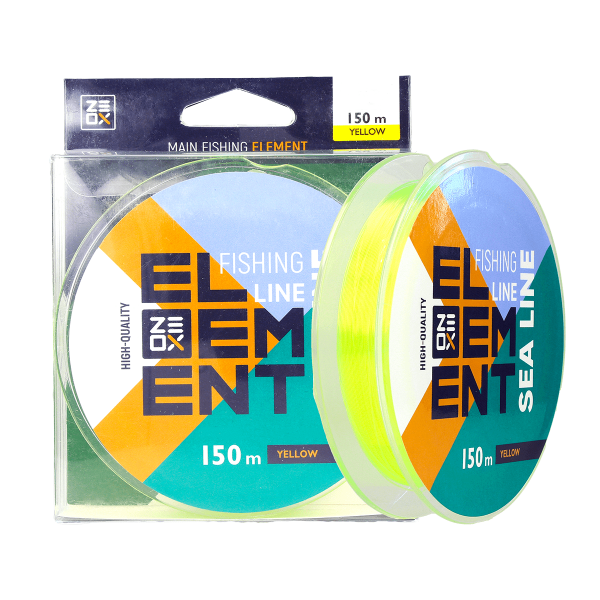 Волосінь ZEOX Element Sea Line 150м Yellow 0.309мм