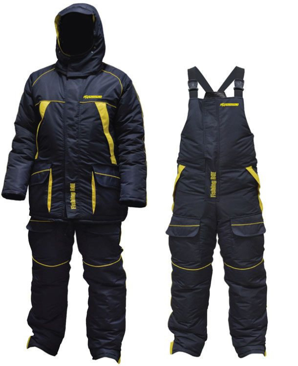 Костюм зимовий Fishing ROI Thermal Pro 2 синьо-жовтий