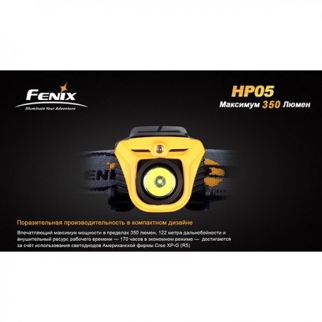 Фонарь Fenix HP05 XP-G (R5), серый