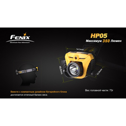Фонарь Fenix HP05 XP-G (R5), серый
