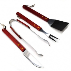 Набор приборов для барбекю и гриля 4 предмета BBQ