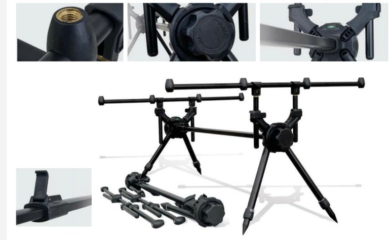 Рід під Starbaits Barooda Pod Plus 4 Rods - Black