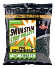 Пеллетс Dynamite Baits Swim Stim Pro-Expanders Betaine Green 6мм/350g