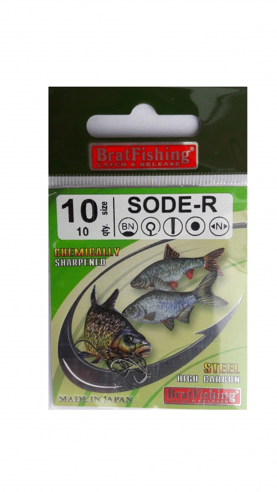 Одинарний гачок Bratfishing Sode