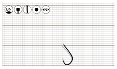 Одинарный крючок Bratfishing Sode