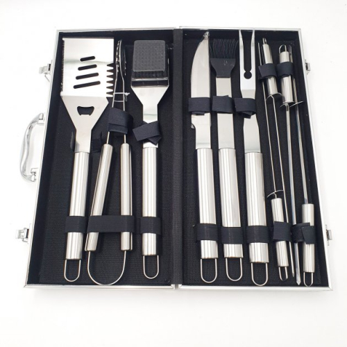 Набор для барбекю в алюминиевом кейсе BBQ Tools Set AL 10 предметов