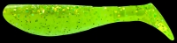 CHARTREUSE-HOLOGRAM GLITTER, SILK-BLACK GLITTER