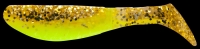 SILK, CLEAR-GOLD GLITTER