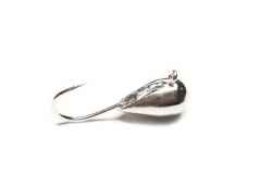 Мормышка вольфрамовая Fishing Roi Капля 4мм (Серебро)