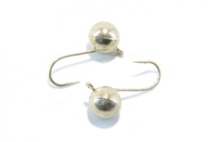 Блешня вольфрамова Куля з вушком 6мм (срібло)