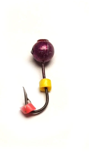 Мормышка свинцовая "Шар фиолетовый" 4мм