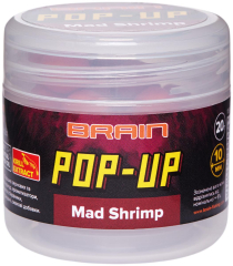 Бойлы Brain Pop-Up F1 Mad Shrimp (креветка/специи) 8mm 20g