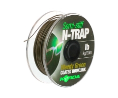 Повідковий матеріал Korda з покритий. N-TRAP Semi-stiff 30 lb